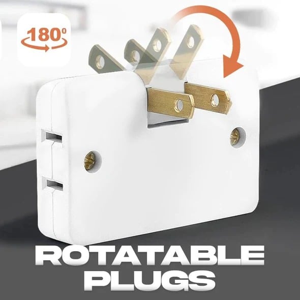 (🔥2025Last Day Promotion  - 49% off)2025180 Degrees Rotatable Socket Converter
